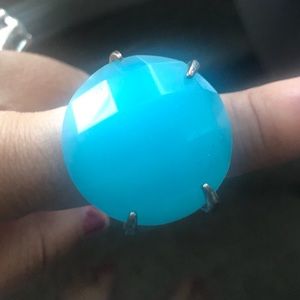 Kendra Scott Aqua chalcedony Rana ring